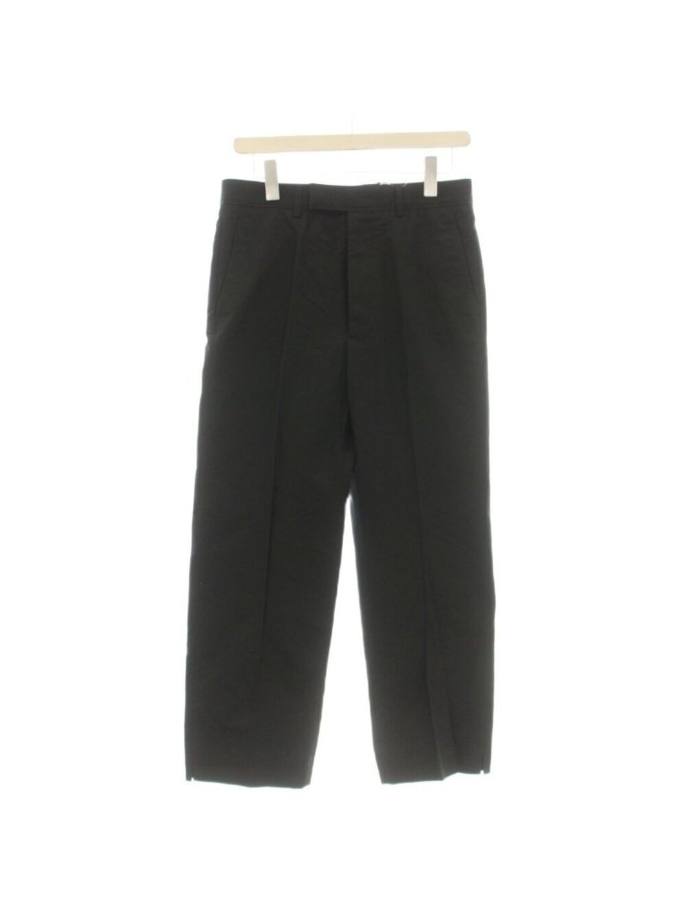 Gucci Trousers Pants Nylon Blend Hem Slit Black 44